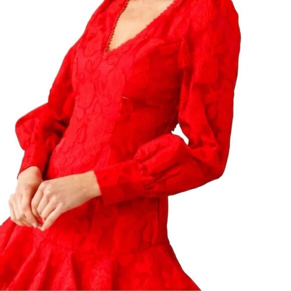 Selfie Leslie Red Saints & Secrets dress size small Brunch Sorority Formal - Picture 2 of 9